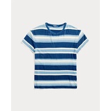 Classic Fit Striped Cotton-Linen T-Shirt