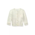 Baby Girls Cable Knit Cotton Cardigan