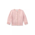 Baby Girls Cable Knit Cotton Cardigan