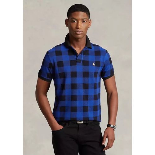 폴로 랄프로렌 Custom Slim Fit Buffalo Check Polo Shirt