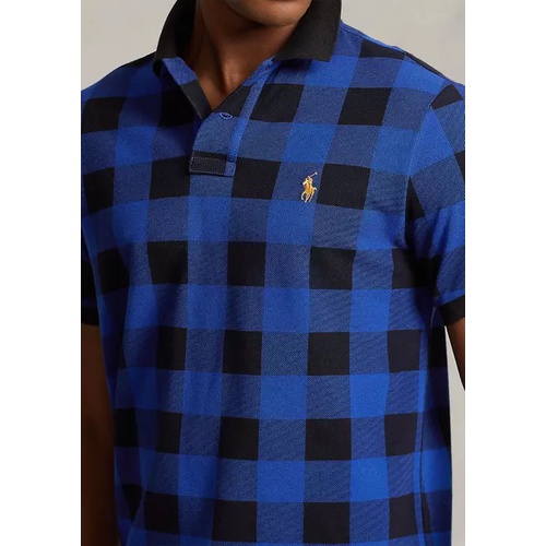 폴로 랄프로렌 Custom Slim Fit Buffalo Check Polo Shirt