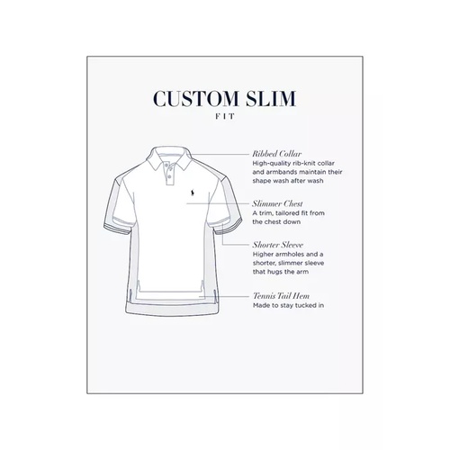 폴로 랄프로렌 Custom Slim Fit Buffalo Check Polo Shirt