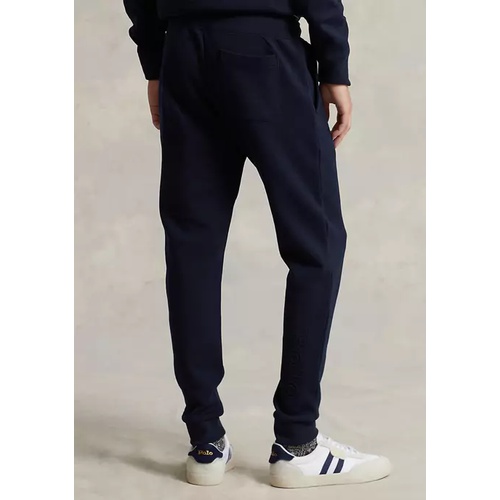 폴로 랄프로렌 Logo-Embossed Double-Knit Jogger Pants