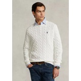 Cotton Cable Knit Driver Long Sleeve Sweater