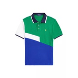 Boys 8-20 Color-Blocked Cotton Mesh Polo Shirt