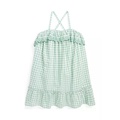 Girls 4-6x Gingham Cotton Madras Dress