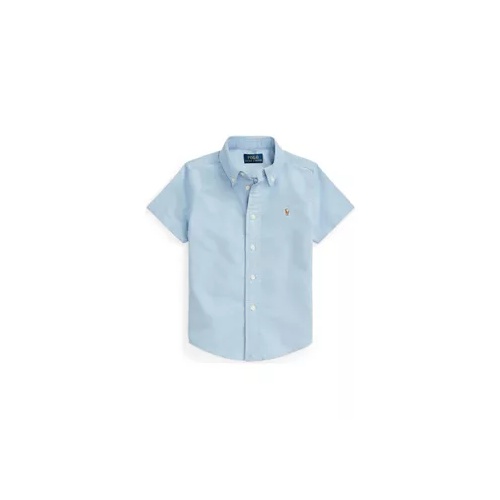 폴로 랄프로렌 Boys 2-7 Cotton Oxford Short-Sleeve Shirt