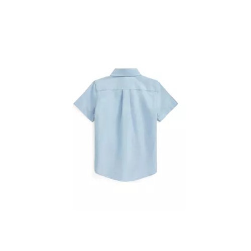 폴로 랄프로렌 Boys 2-7 Cotton Oxford Short-Sleeve Shirt