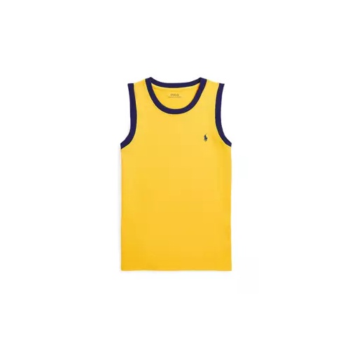 폴로 랄프로렌 Boys 8-20 Logo Cotton Jersey Tank Shiirt