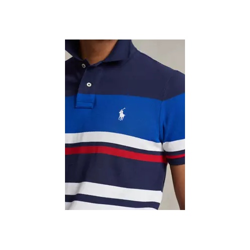 폴로 랄프로렌 Classic Fit Striped Mesh Polo Shirt