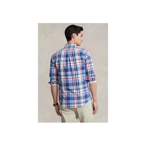 폴로 랄프로렌 Classic Fit Plaid Oxford Shirt