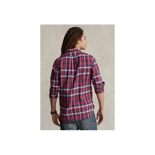 폴로 랄프로렌 Classic Fit Madras Popover Shirt