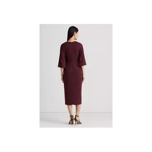 폴로 랄프로렌 Stretch Jersey Tie-Front Midi Dress