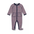 Baby Boys Striped Cotton Coveralls