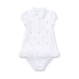 Baby Girls Ruffled Polo Dress & Bloomer