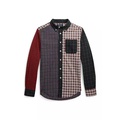 Boys 8-20 Plaid Cotton Poplin Fun Shirt