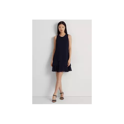 폴로 랄프로렌 Crinkle Georgette Shift Dress