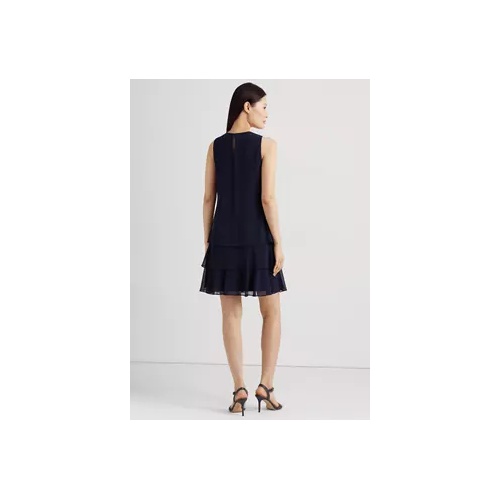 폴로 랄프로렌 Crinkle Georgette Shift Dress