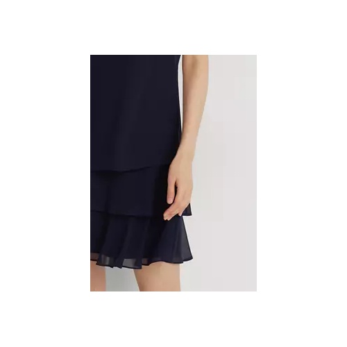 폴로 랄프로렌 Crinkle Georgette Shift Dress