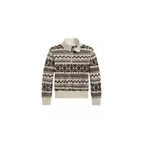 폴로 랄프로렌 Girls 7-16 Fair Isle Fleece 1/4 Zip Pullover