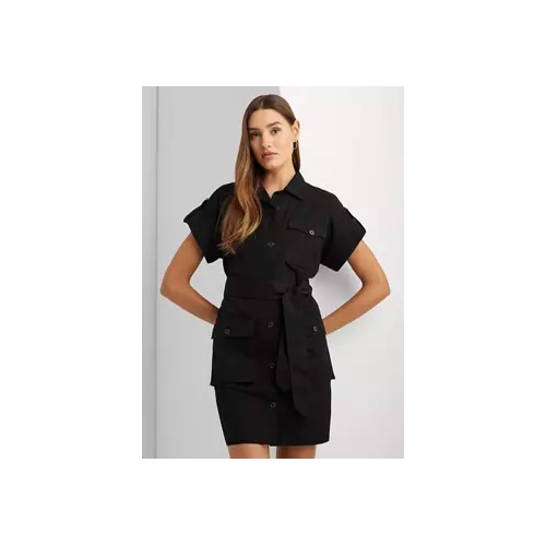 폴로 랄프로렌 Belted Cotton Utility Shirtdress