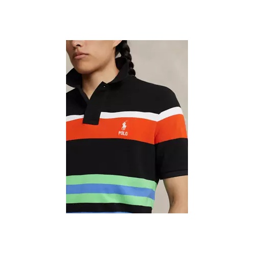 폴로 랄프로렌 Classic Fit Striped Mesh Polo Shirt