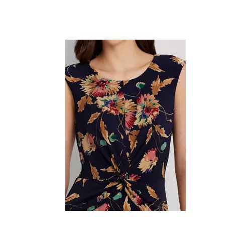 폴로 랄프로렌 Floral Twist Front Stretch Jersey Dress