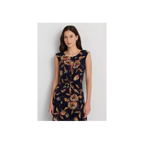 폴로 랄프로렌 Floral Twist Front Stretch Jersey Dress