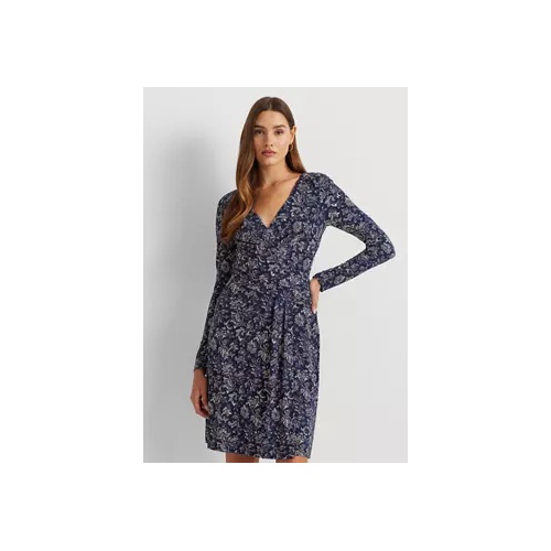 폴로 랄프로렌 Floral Stretch Jersey Long Sleeve Dress