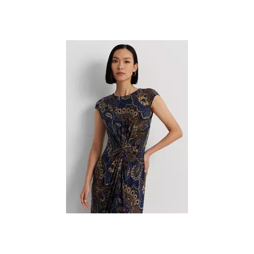 폴로 랄프로렌 Paisley Twist Front Jersey Dress