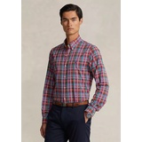 Classic Fit Plaid Stretch Twill Shirt