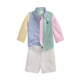 Baby Boys Fun Shirt & Flex Abrasion Short Set