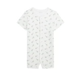 Baby Boys Tennis-Print Cotton Interlock Shortall