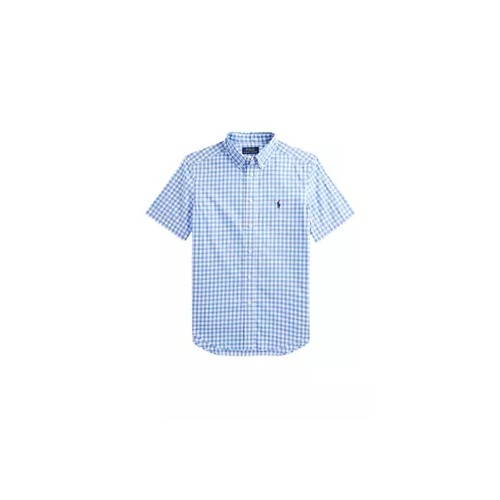 폴로 랄프로렌 Boys 8-20 Gingham Poplin Short-Sleeve Shirt