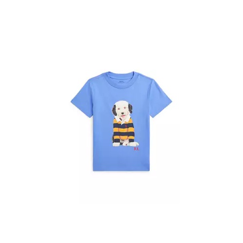 폴로 랄프로렌 Boys 2-7 Dog-Print Cotton Jersey T-Shirt