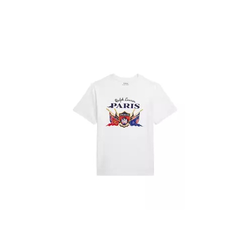 폴로 랄프로렌 Boys 8-20 Cotton Jersey Graphic T-Shirt