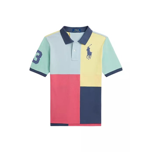 폴로 랄프로렌 Boys 8-20 Big Pony Cotton Mesh Polo Shirt