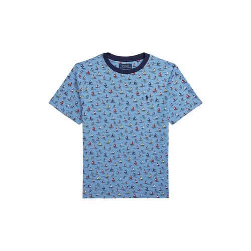 폴로 랄프로렌 Boys 8-20 Sailboat Print Cotton Jersey T-Shirt