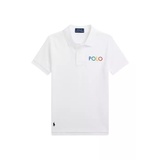 Boys 2-7 Ombre Logo Cotton Mesh Polo Shirt