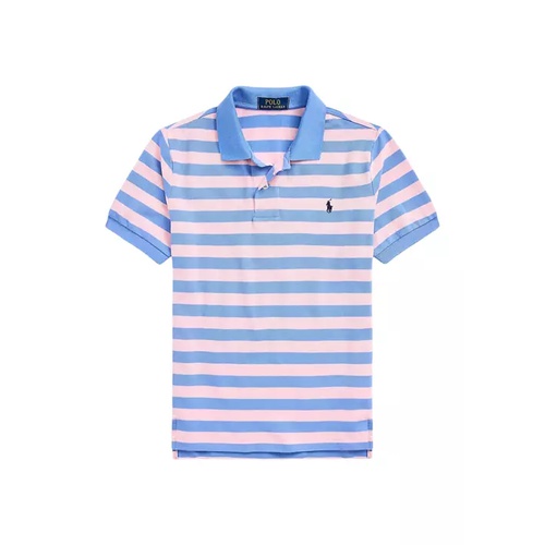 폴로 랄프로렌 Boys 8-20 Striped Cotton Mesh Polo Shirt