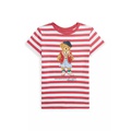Girls 7-16 Striped Polo Bear Cotton Jersey T-Shirt