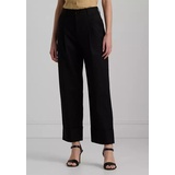 Double-Faced Stretch Cotton Ankle Pants