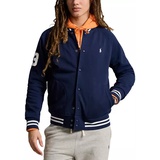 Triple-Pony Fleece Baseball Jacket