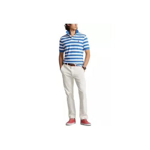 폴로 랄프로렌 Classic Fit Striped Mesh Polo Shirt