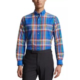 Classic Fit Plaid Oxford Shirt