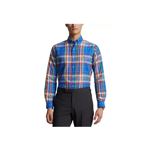 폴로 랄프로렌 Classic Fit Plaid Oxford Shirt