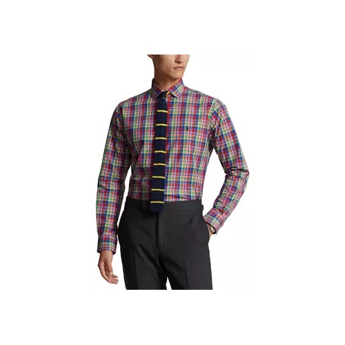 폴로 랄프로렌 Classic Fit Plaid Stretch Poplin Shirt