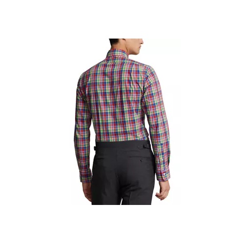 폴로 랄프로렌 Classic Fit Plaid Stretch Poplin Shirt