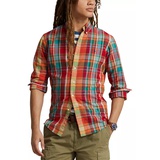 Classic Fit Plaid Oxford Shirt