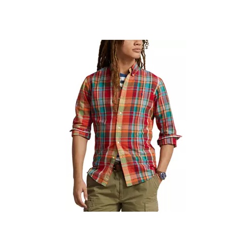 폴로 랄프로렌 Classic Fit Plaid Oxford Shirt